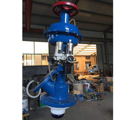 手动气动一体放料阀门