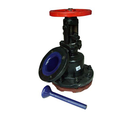 搪玻璃手动测温放料阀